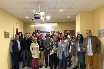 Asamblea local de Más por Telde en la que se aprobó esta noche la lista electoral para los comicios de mayo de 2019 (Foto TA)